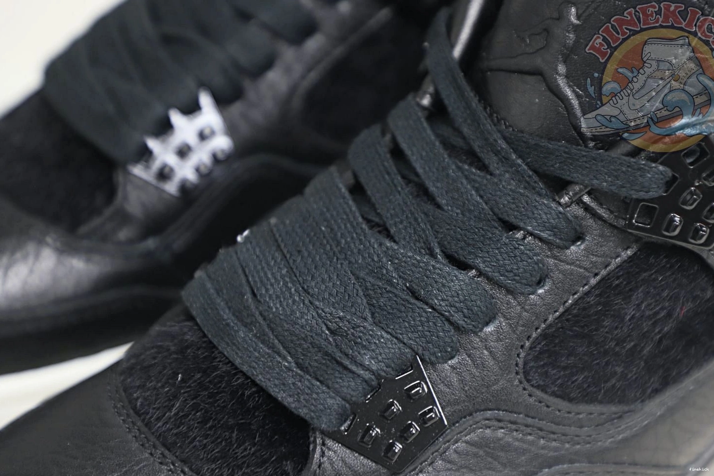 4 Air ponyhair black retro Jordan Jordan 0830